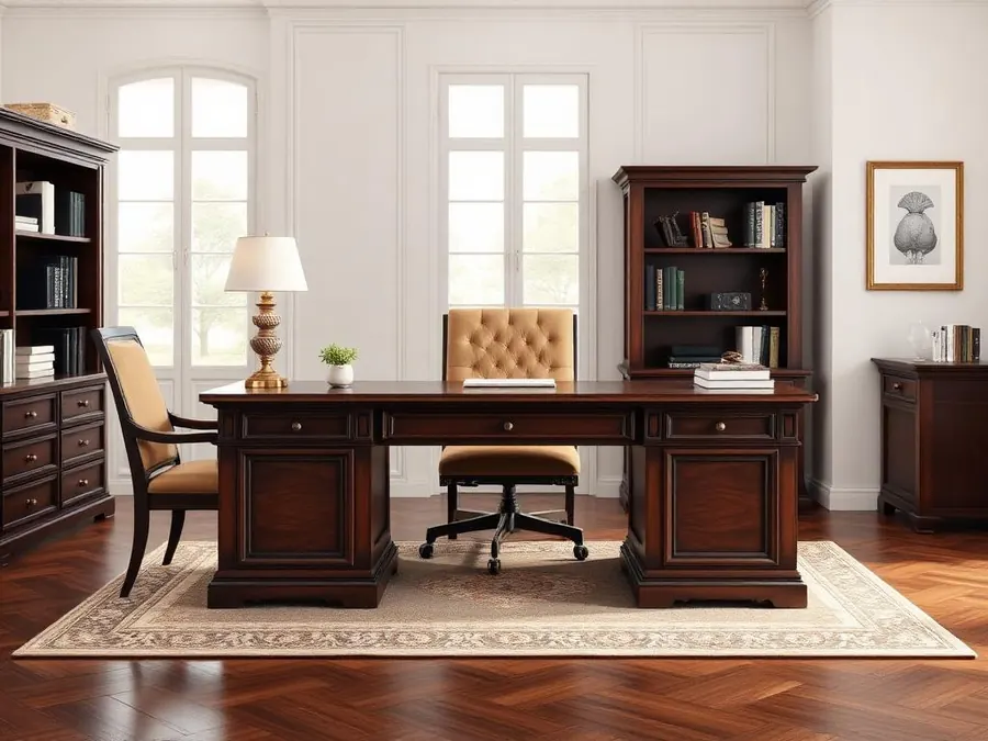 Classic executive office desk wood design guide Classic executive office desk wood design guide