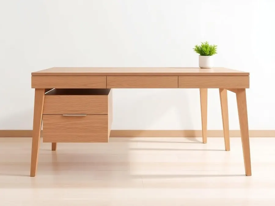 Minimalist modern executive desk wood plans tablet Minimalist modern executive desk wood plans on a tablet